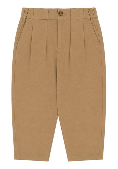 Pantalone bambino beige in cotone Manuel Ritz | 4540BEIGE